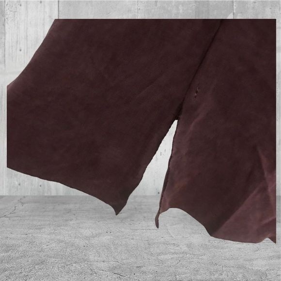 New All Saints Women's Burgundy Red Cold Shoulder Short Sleeves Tyra Top Size S - Picture 3 of 5